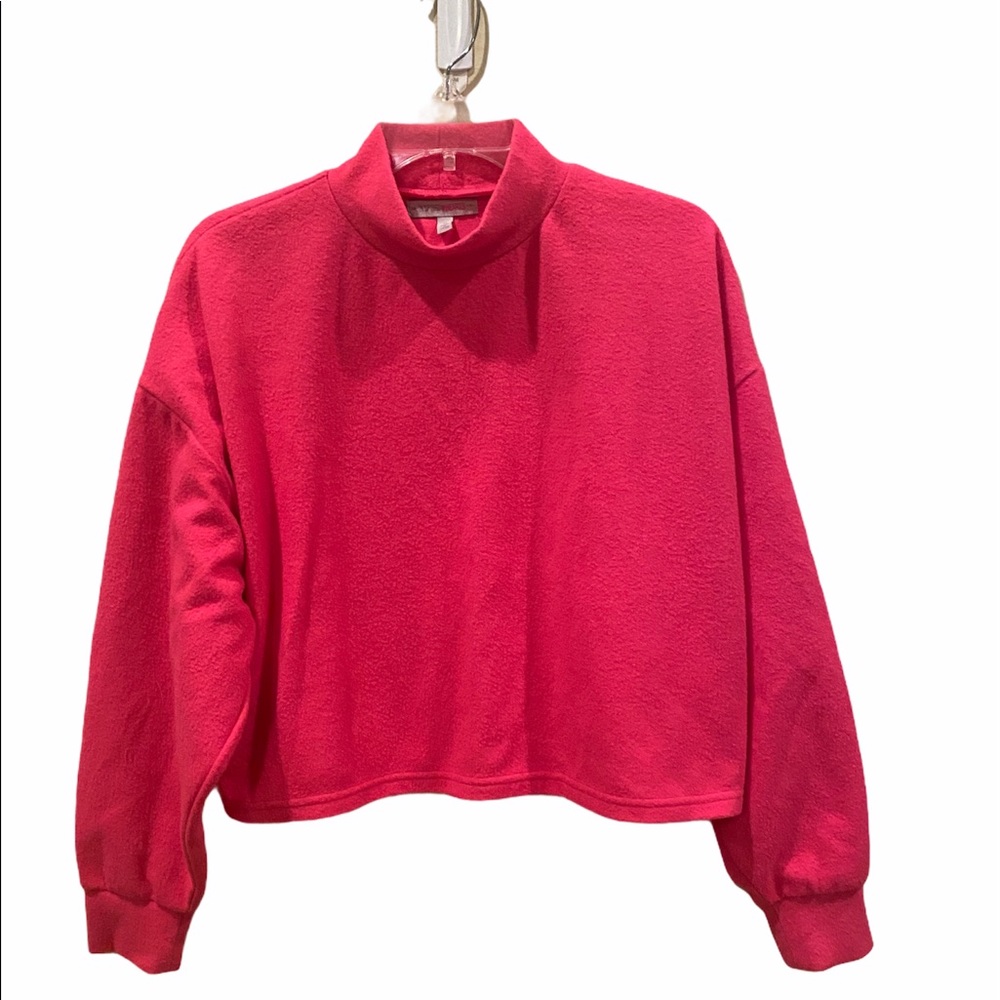 Bright Pink Turtleneck